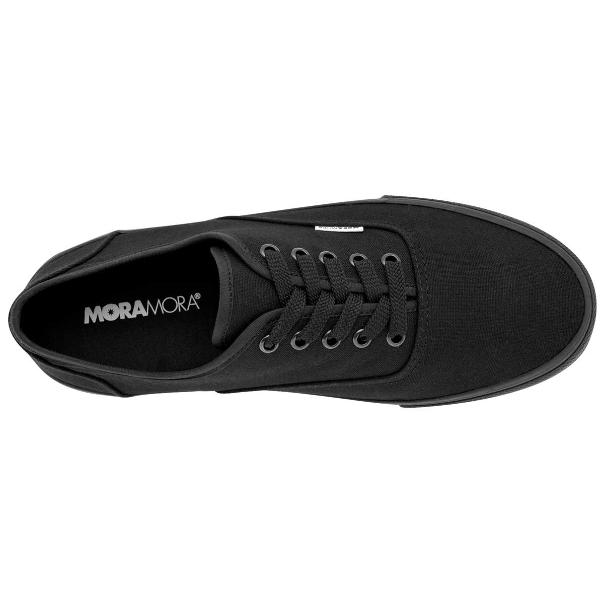 Tenis escolar para joven Moramora Negro cod. 102484