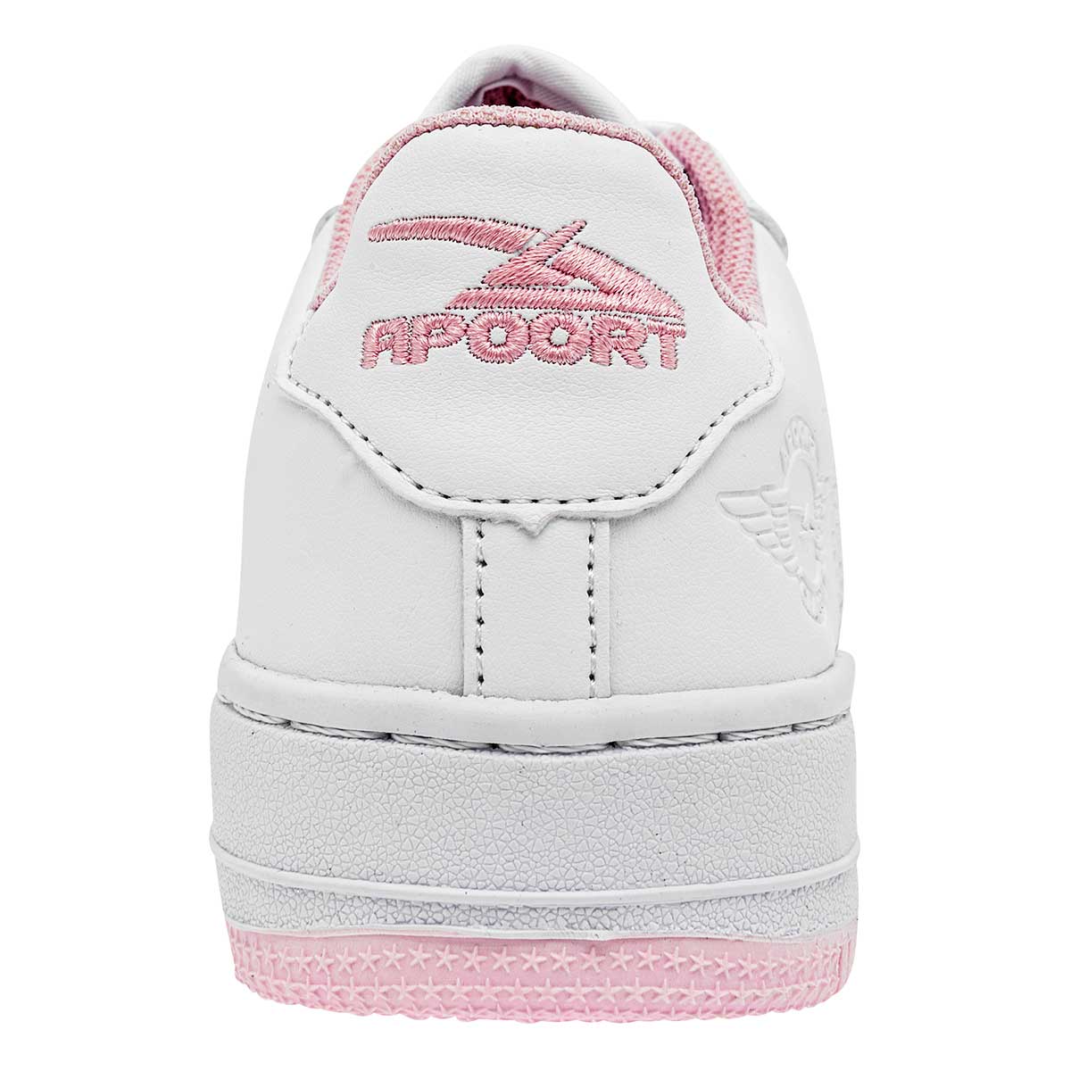 Tenis escolar para niña marca Apoort Blanco cod. 104166