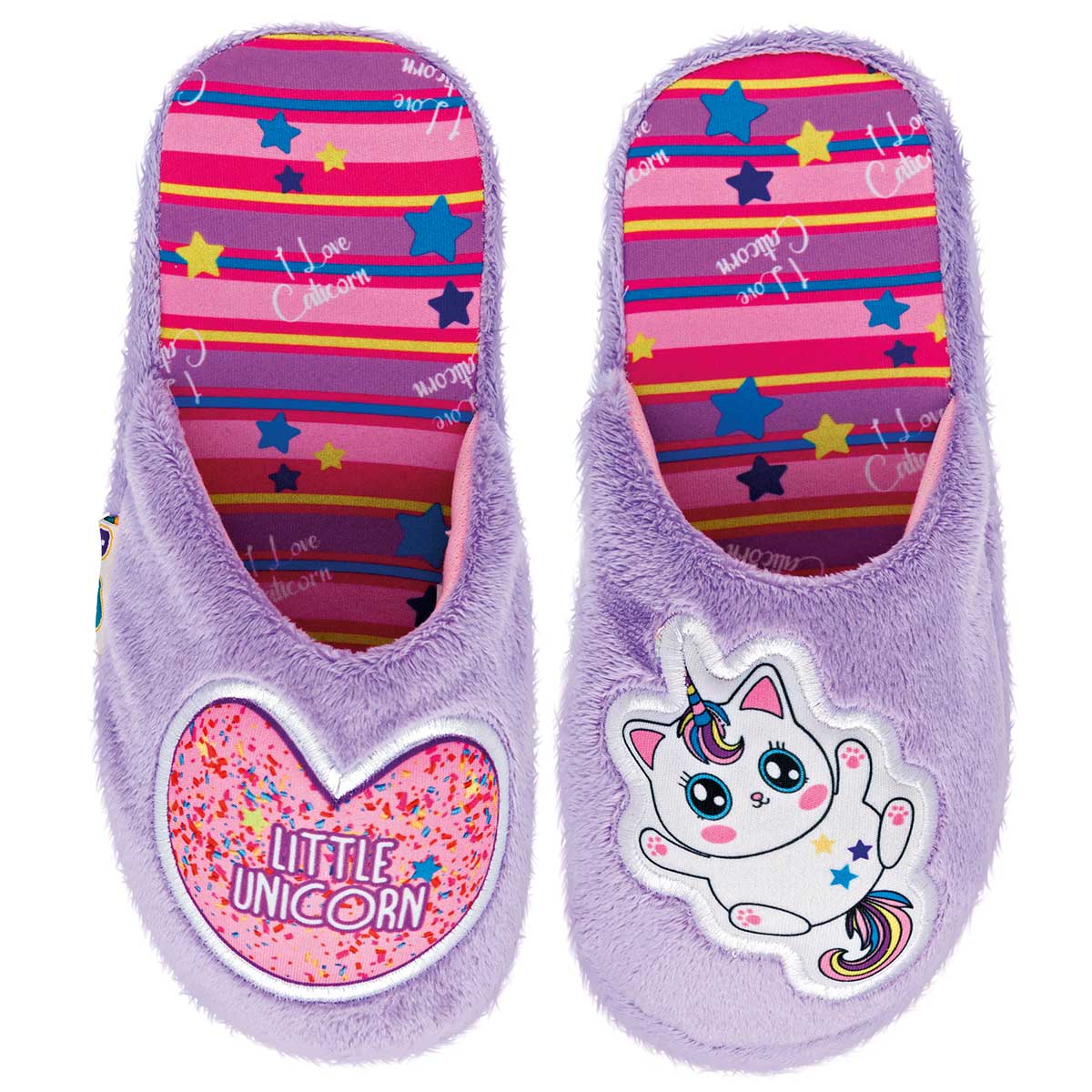 Pantufla para niña marca Huarachetas Lila cod. 104545