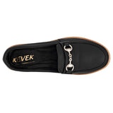 Zapato mocasín para mujer marca Kevek Negro cod. 104784