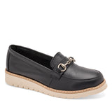 Zapato mocasín para mujer marca Kevek Negro cod. 104784