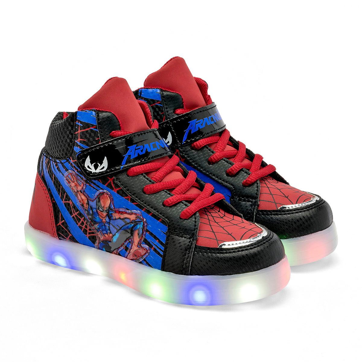 Tenis urbano con luces spiderman Space Boys para Niño