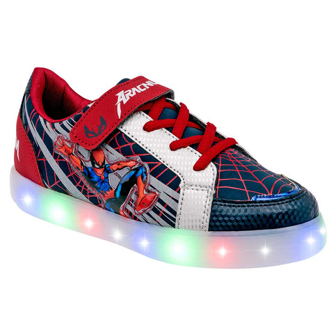 Tenis urbano con luces spiderman Space Boys para Niño