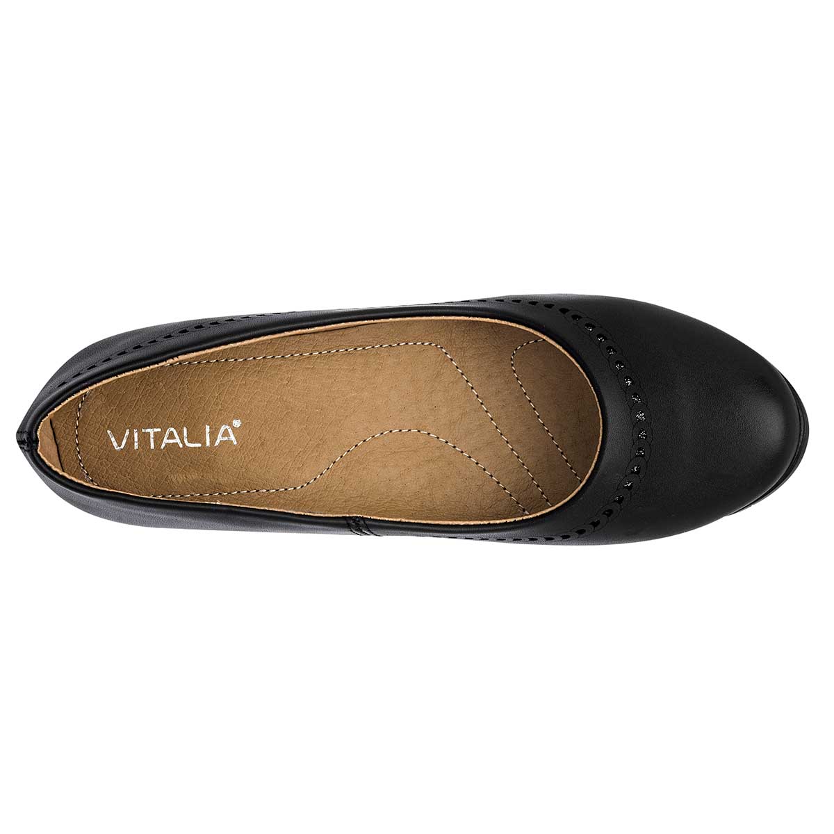 Zapatilla para mujer marca Vitalia Negro cod. 105070