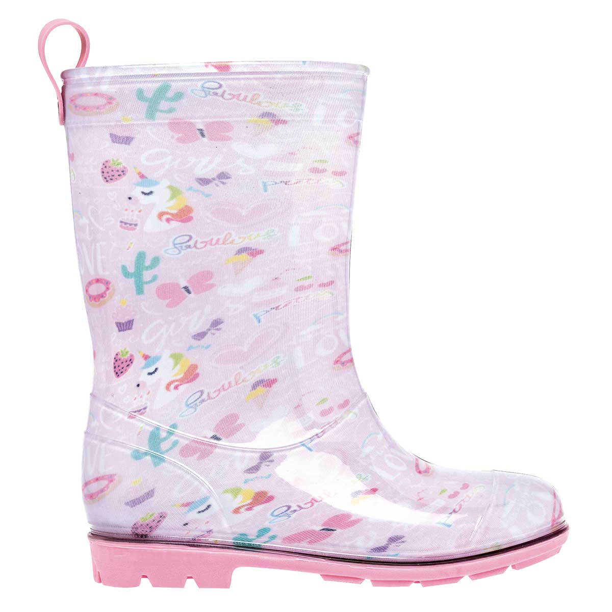 Bota de lluvia para niña marca Top Moda Rosa cod. 105395