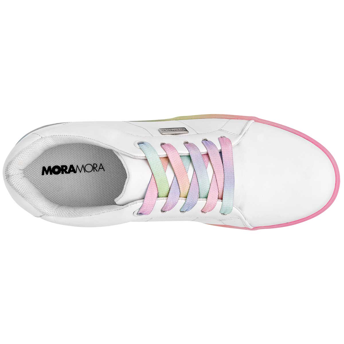 Tenis para mujer marca Moramora Blanco cod. 105574