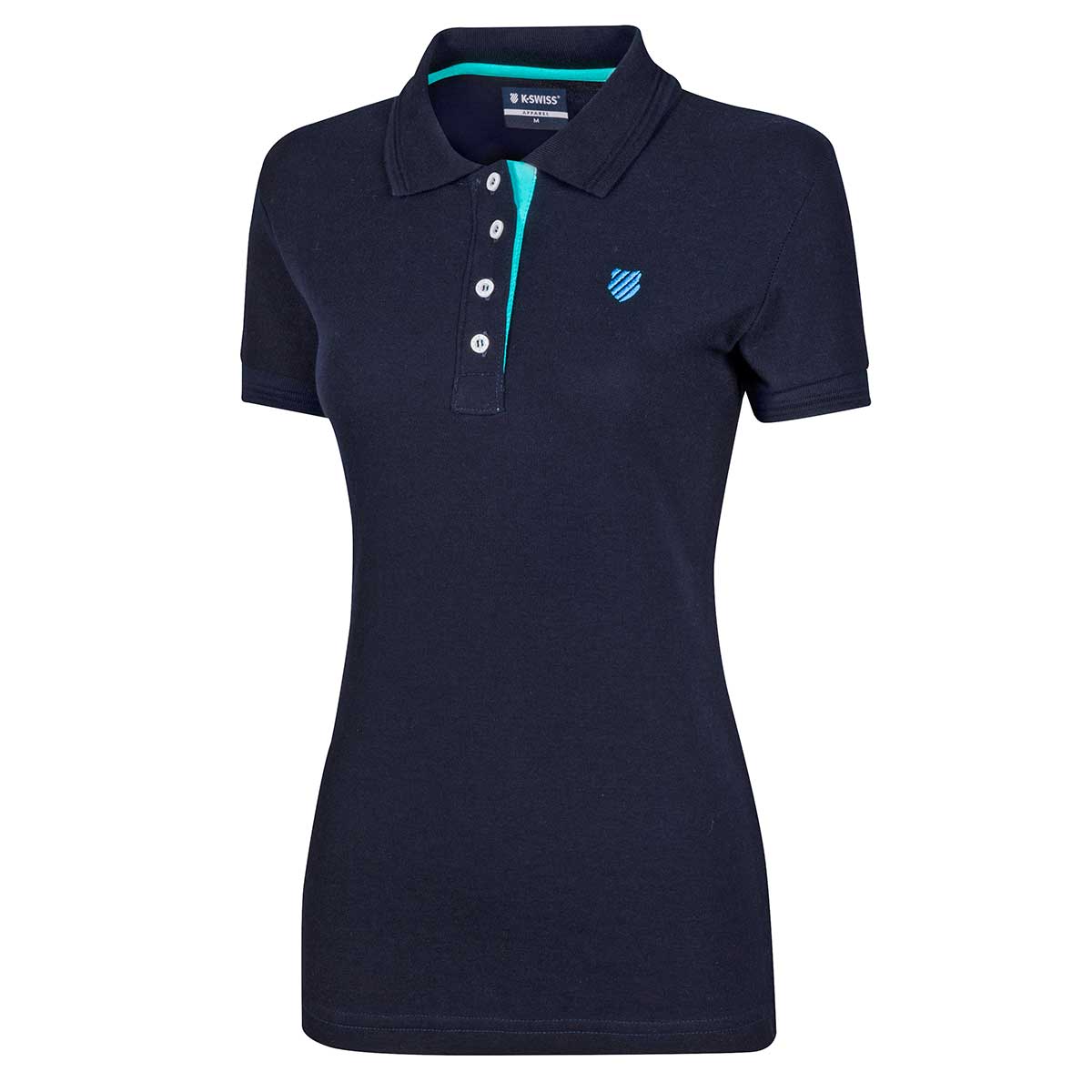 K-Swiss Playera tipo polo para mujer