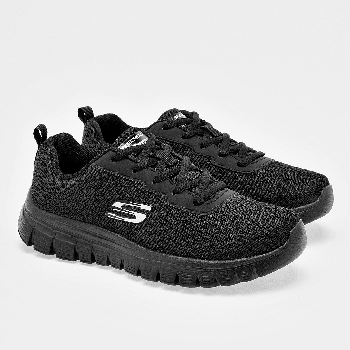 Tenis deportiivo modelo Graceful para mujer marca Skechers Negro cod. 106484