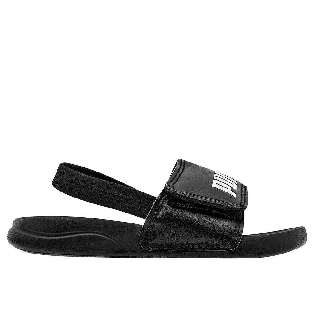 Pakar - Sandalia para bebé niño color negro marca Puma Popcat 20 Backstrap Ac Inf 