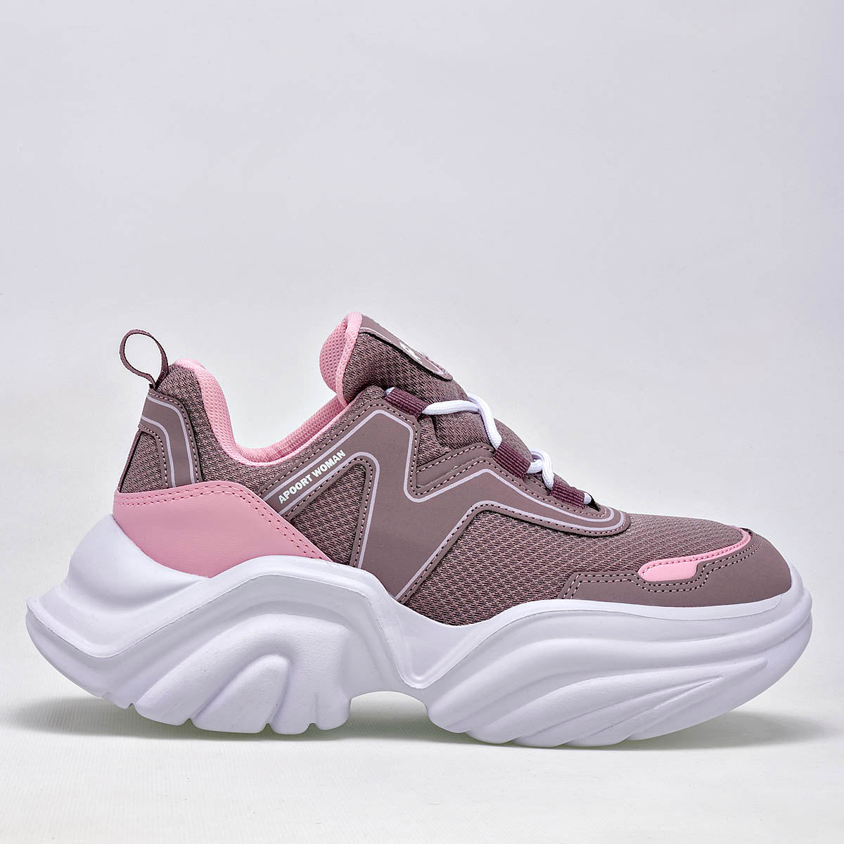 Tenis urbano para mujer marca Apoort Lila cod. 107596