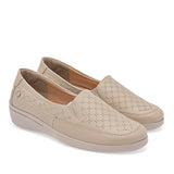 Zapato confort beige Mora Confort para mujer