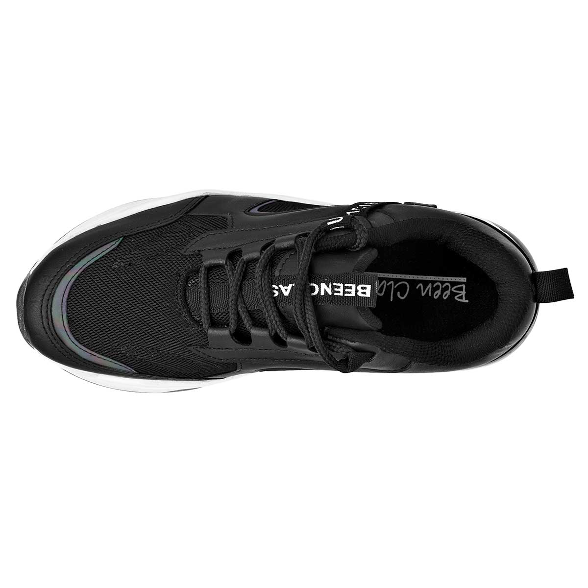 Tenis chunky para mujer marca Been Class Negro cod. 108192