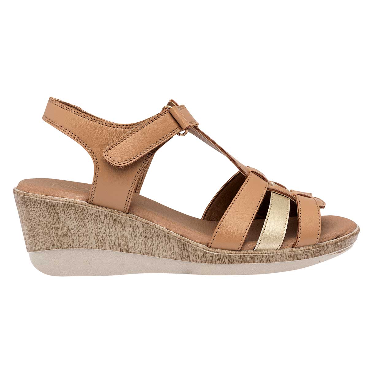 Sandalia para mujer marca Gilardi Beige cod. 108724