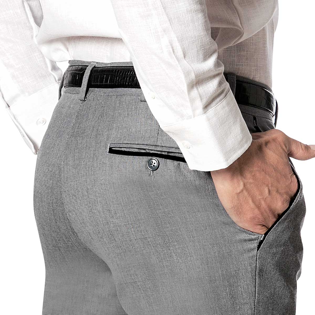 Pantalón para hombre marca Felker Gris cod. 108823