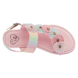 Sandalia para niñas marca Ks Rosa cod. 108892