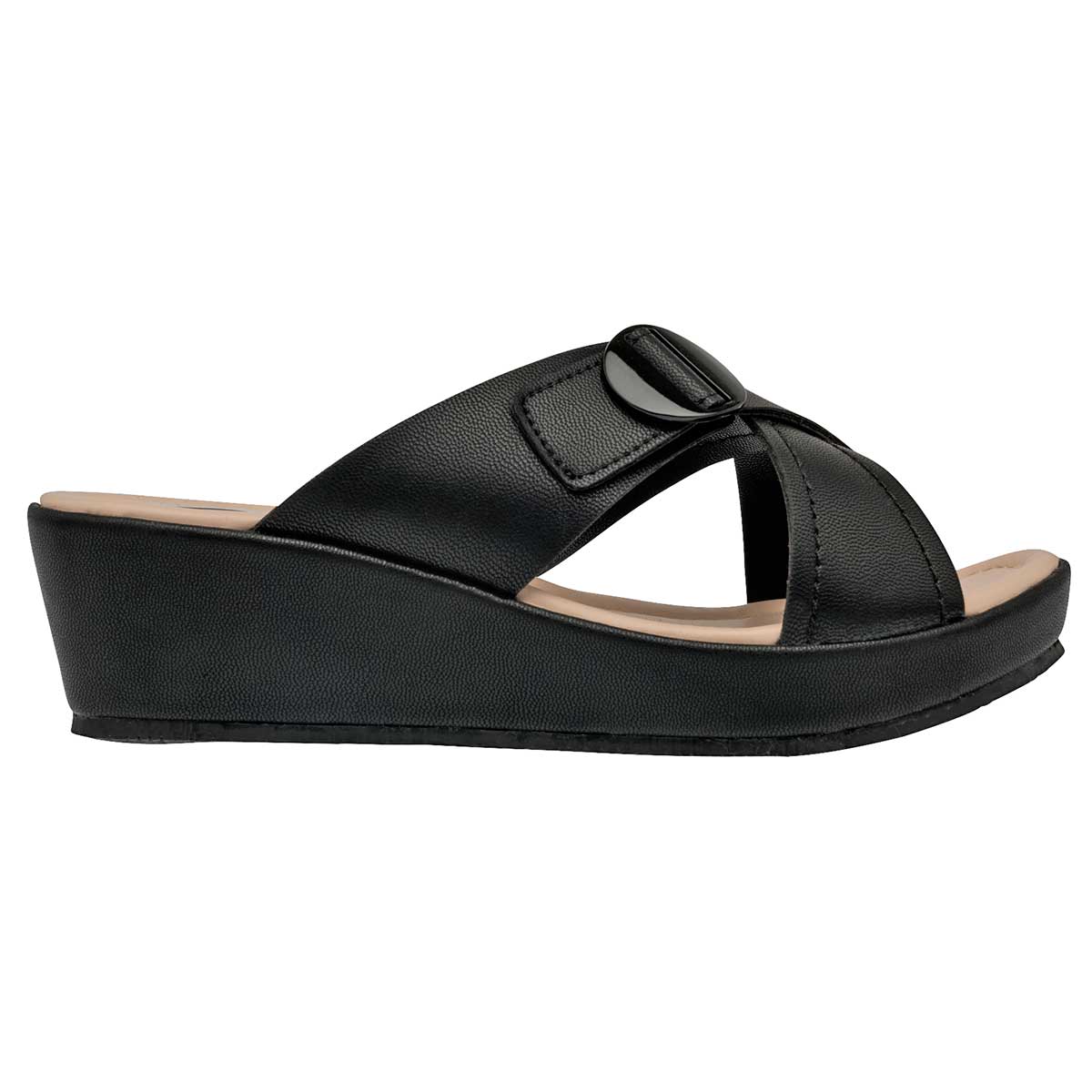 Sandalia para mujer marca Moramora Negro cod. 109087