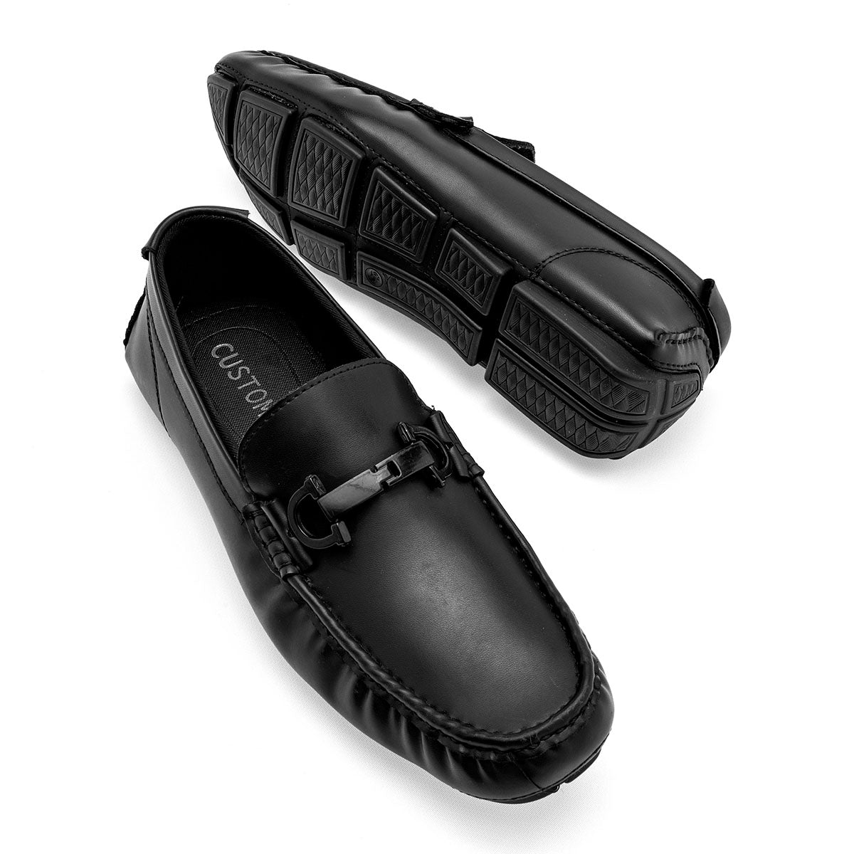 Mocasín Negro Total para hombre
