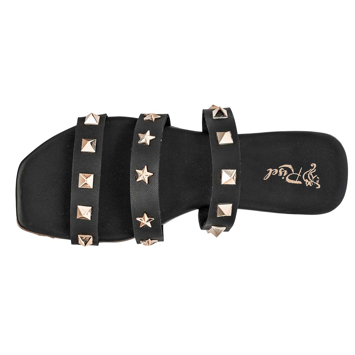 Sandalia para mujer marca Risel Negro cod. 109294