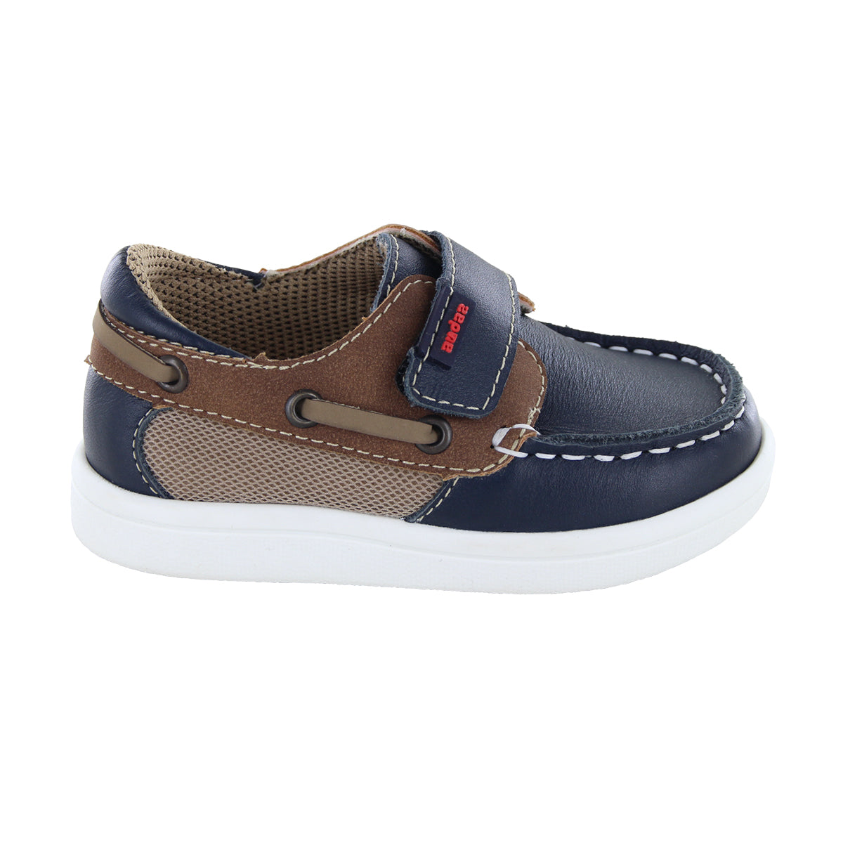 Zapato casual de piel para Niño marca Audaz Azul Marino cod. 110150