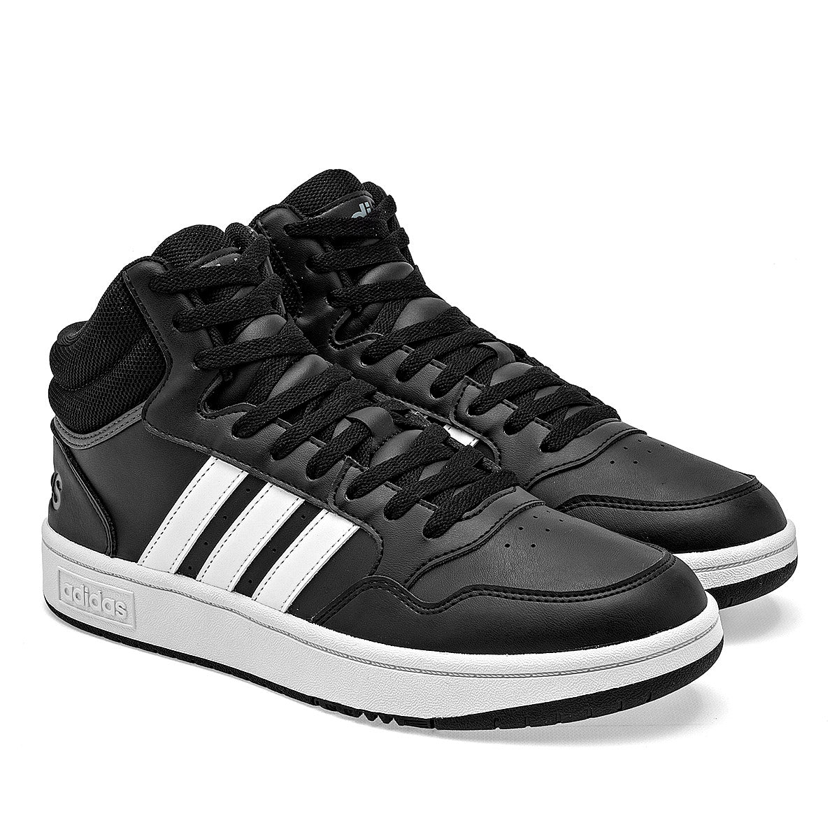 Tenis urbano tipo Botín Hoops 3.0 Mid Adidas para hombre