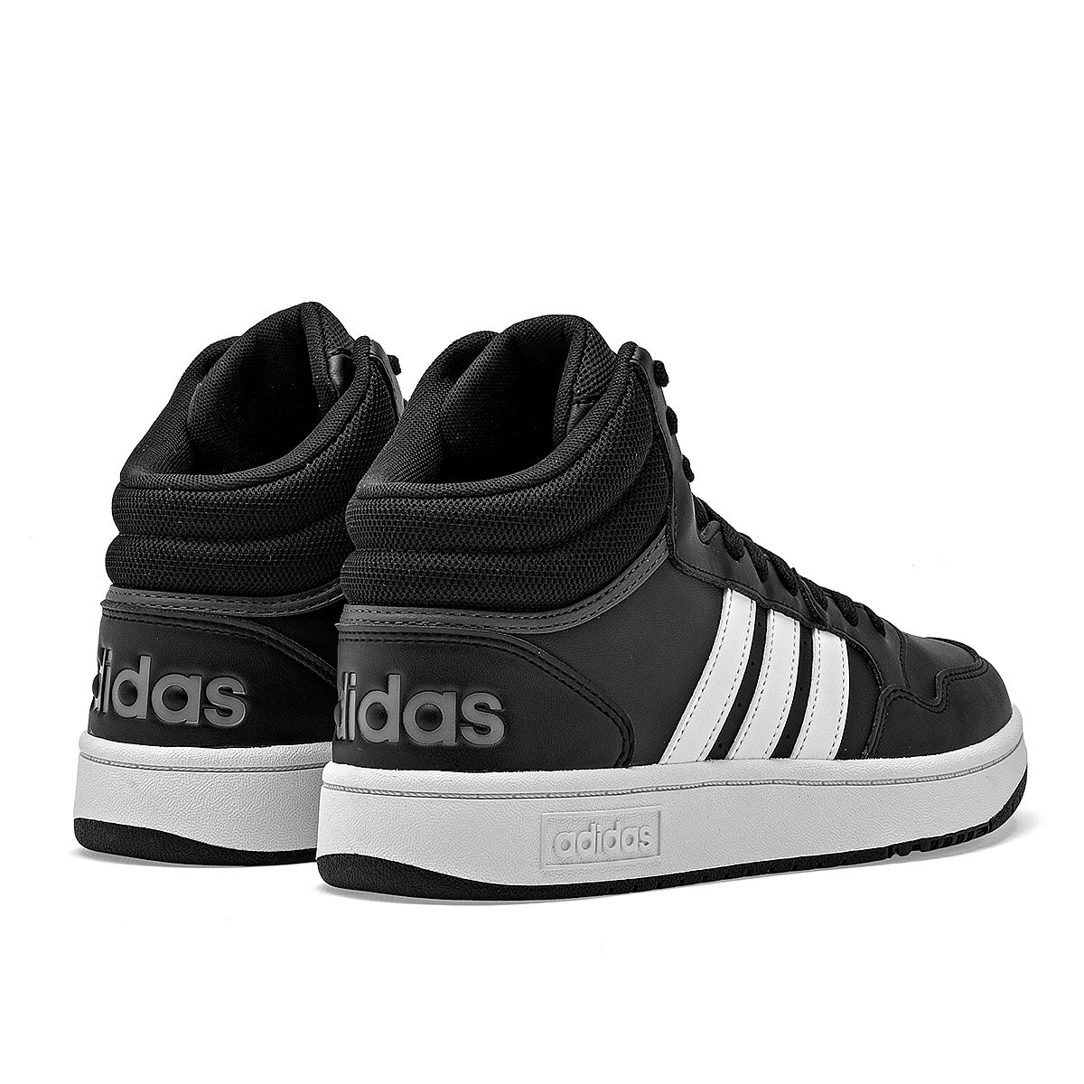 Tenis urbano tipo Botín Hoops 3.0 Mid Adidas para hombre