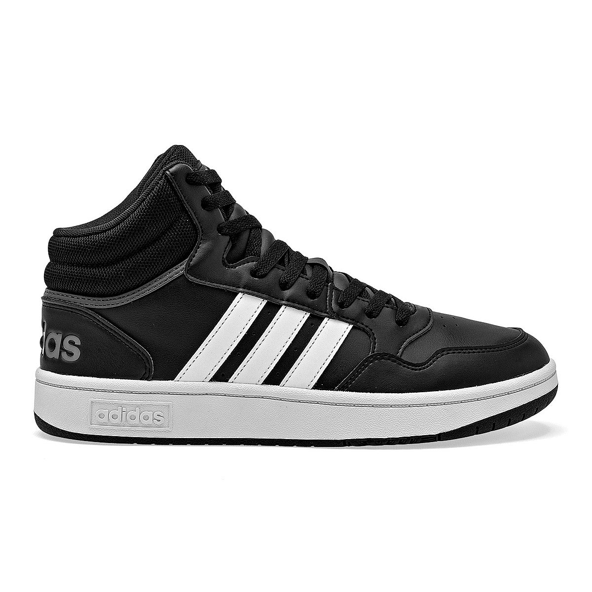 Tenis urbano tipo Botín Hoops 3.0 Mid Adidas para hombre