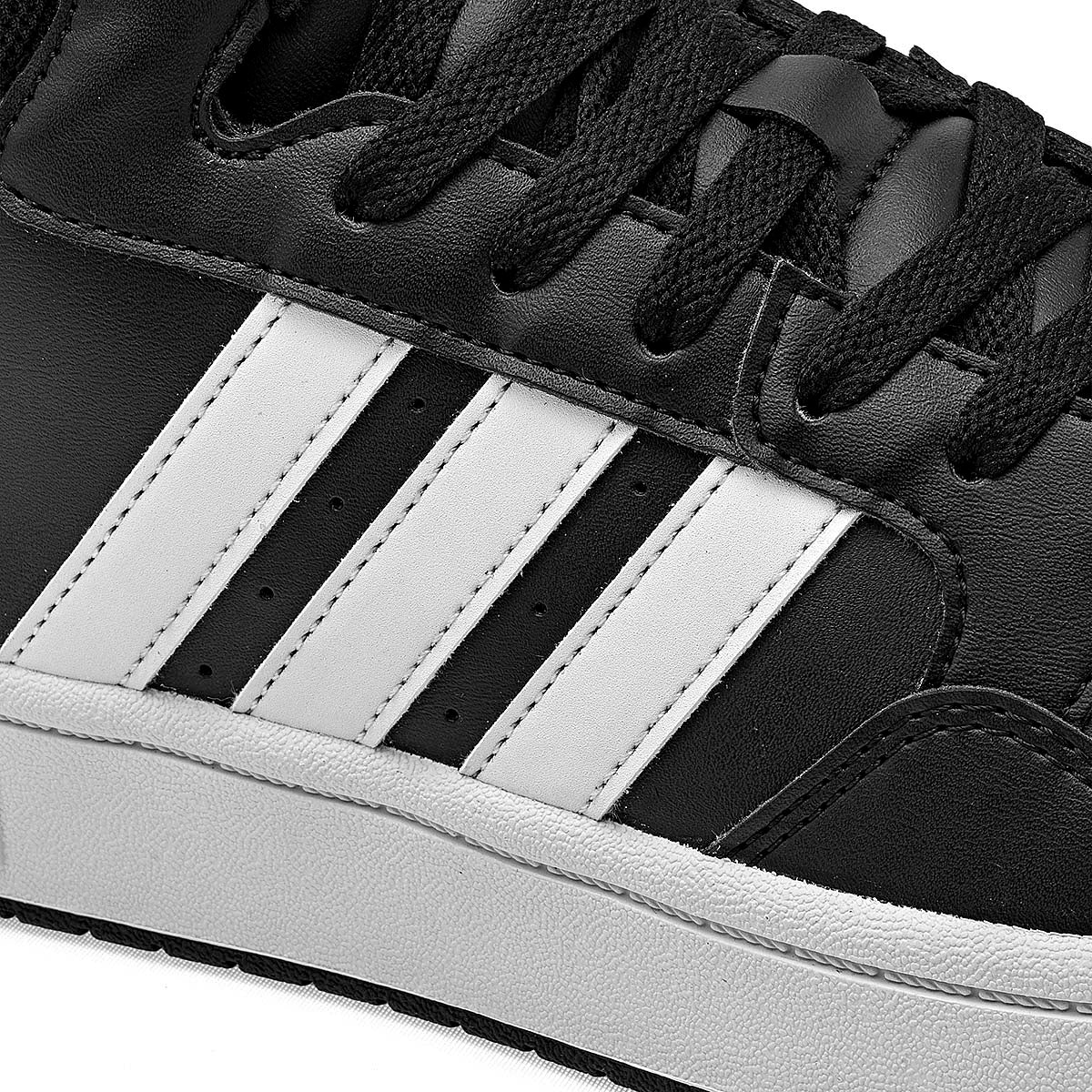 Tenis urbano tipo Botín Hoops 3.0 Mid Adidas para hombre