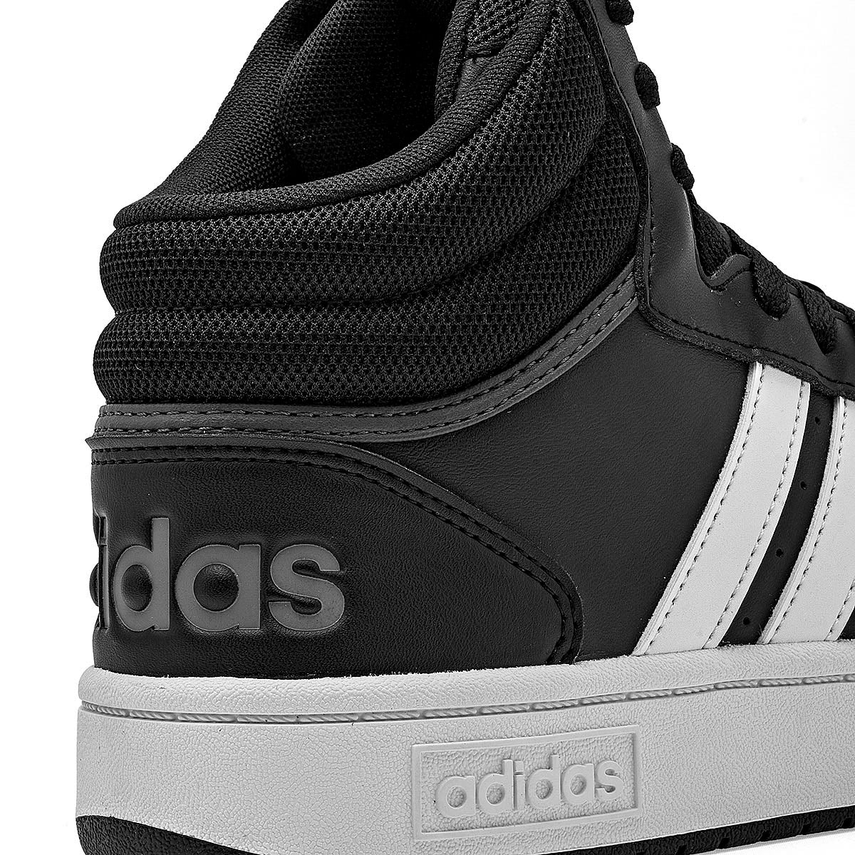 Tenis urbano tipo Botín Hoops 3.0 Mid Adidas para hombre