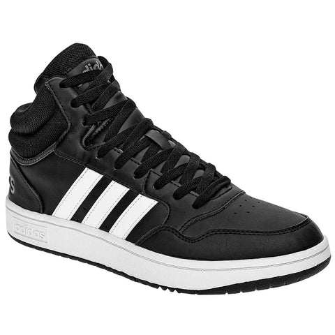 Tenis urbano tipo botín Hoops 3.0 Mid Adidas para hombre