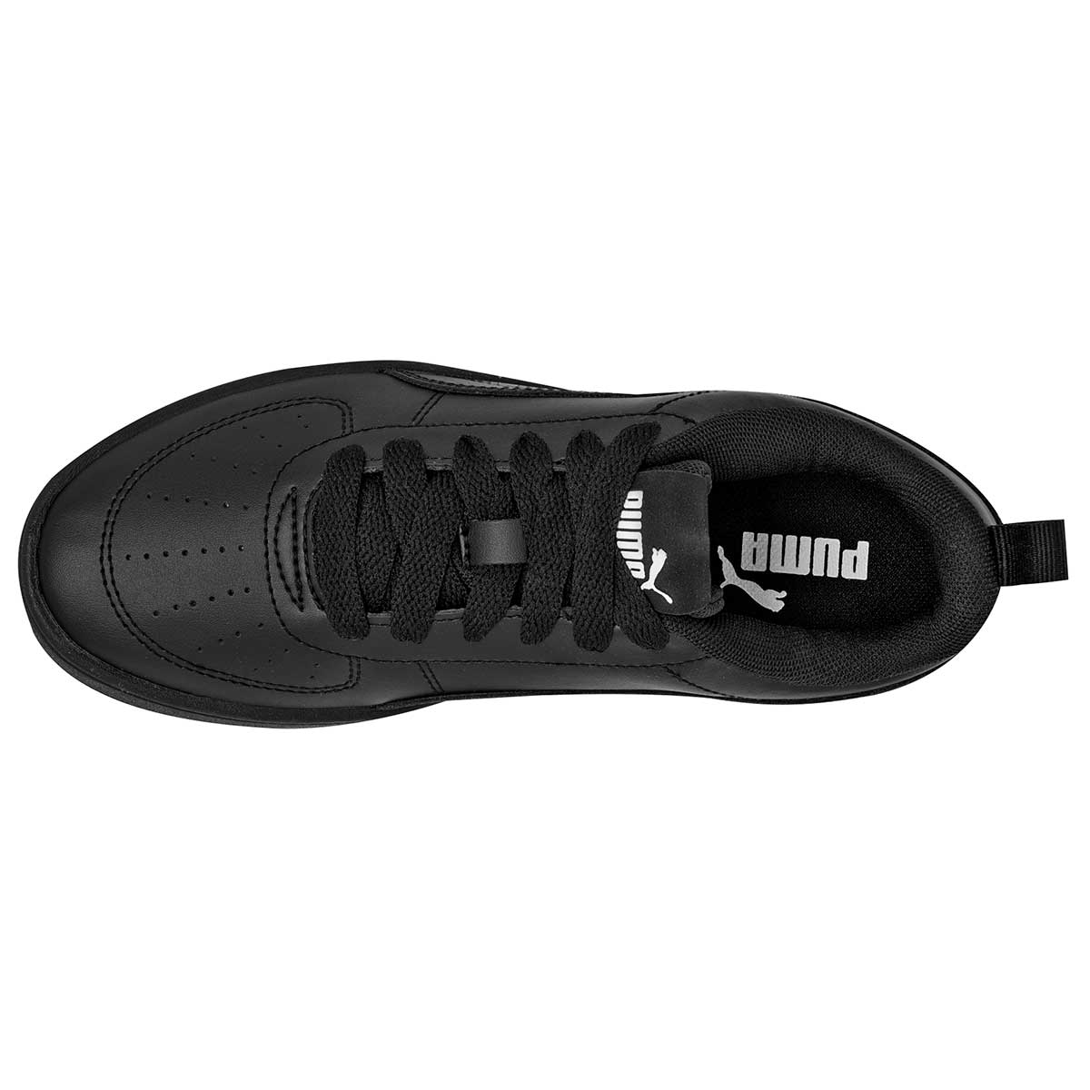 Tenis escolar para joven Rickie Jr marca Puma Negro cod. 110893