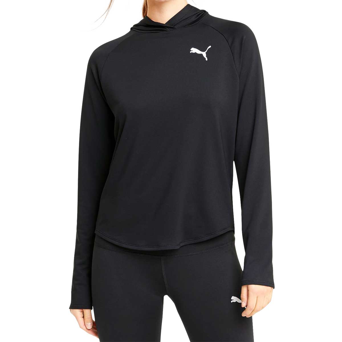 Sudadera con capucha color negro para mujer marca Puma  cod. 110960