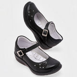 Zapato escolar para Mujer marca Yuyin Negro