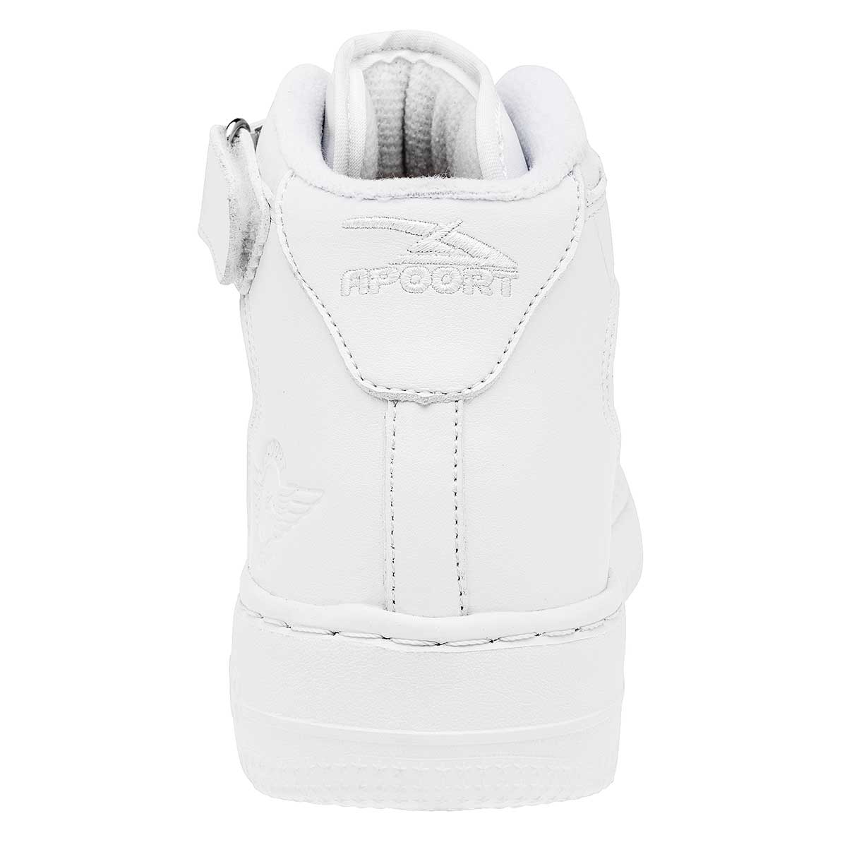 Tenis escolar para joven marca Apoort Blanco cod. 111497