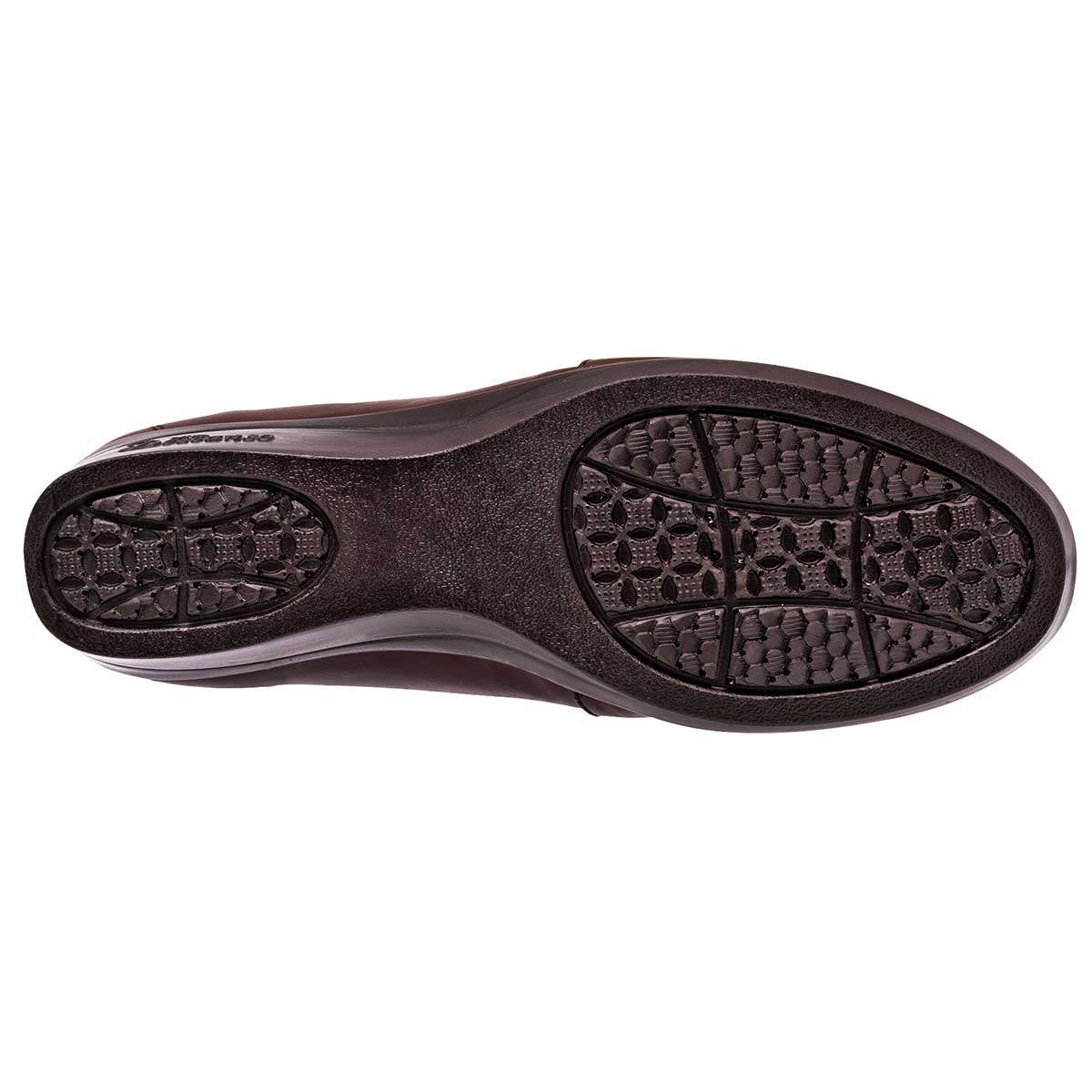 Mocasín confort en piel para mujer marca Mora Confort Café cod. 112515