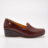 Mocasín confort en piel Mora Confort para mujer