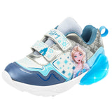 Pakar.com  | 🎄 Regalos de navidad y fin de año | Tenis de Frozen con luces para niña marca Tenis Con Imaginación Azul cod. 112855