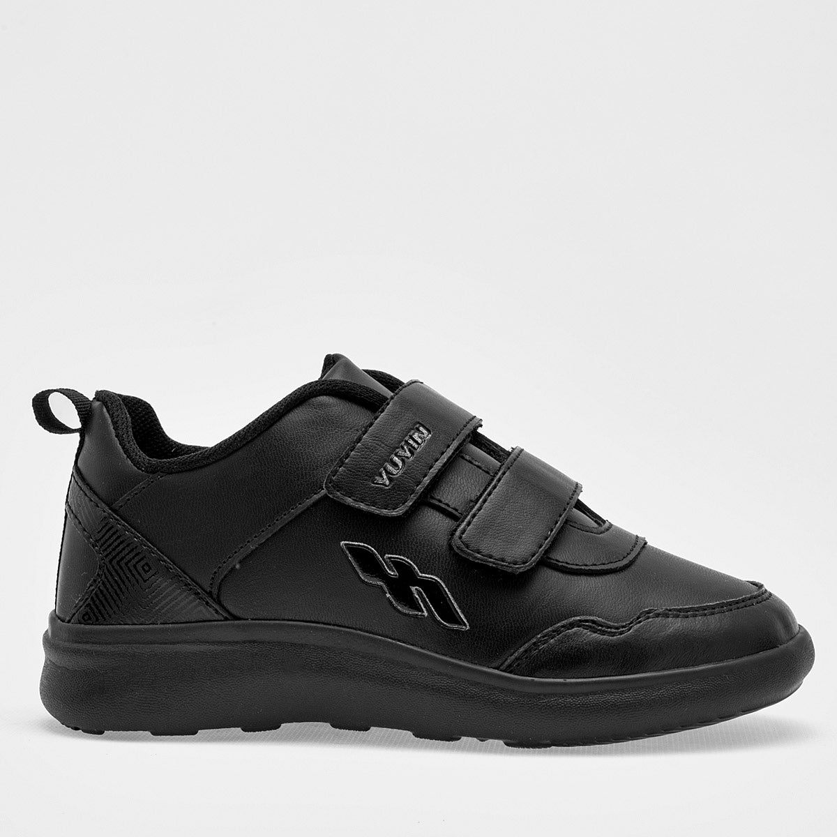 Tenis urbano con doble broche de velcro para Niño marca Yuyin Negro cod. 112941