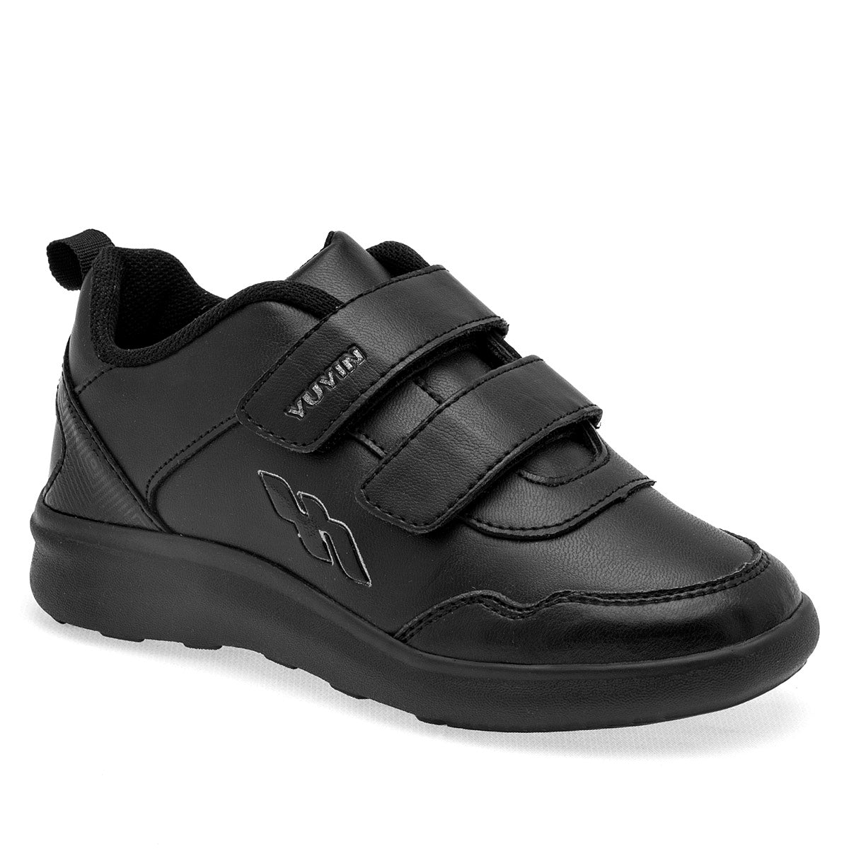 Tenis urbano con doble broche de velcro para Niño marca Yuyin Negro cod. 112941