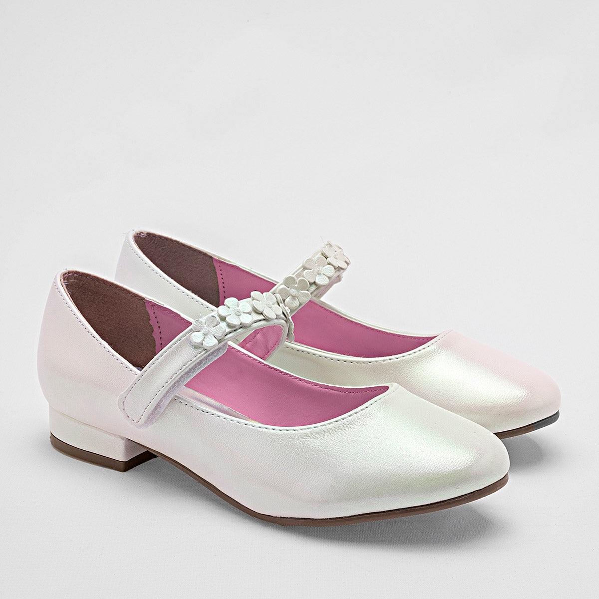 Zapato para graduación para niña marca Tropicana Blanco cod. 113015