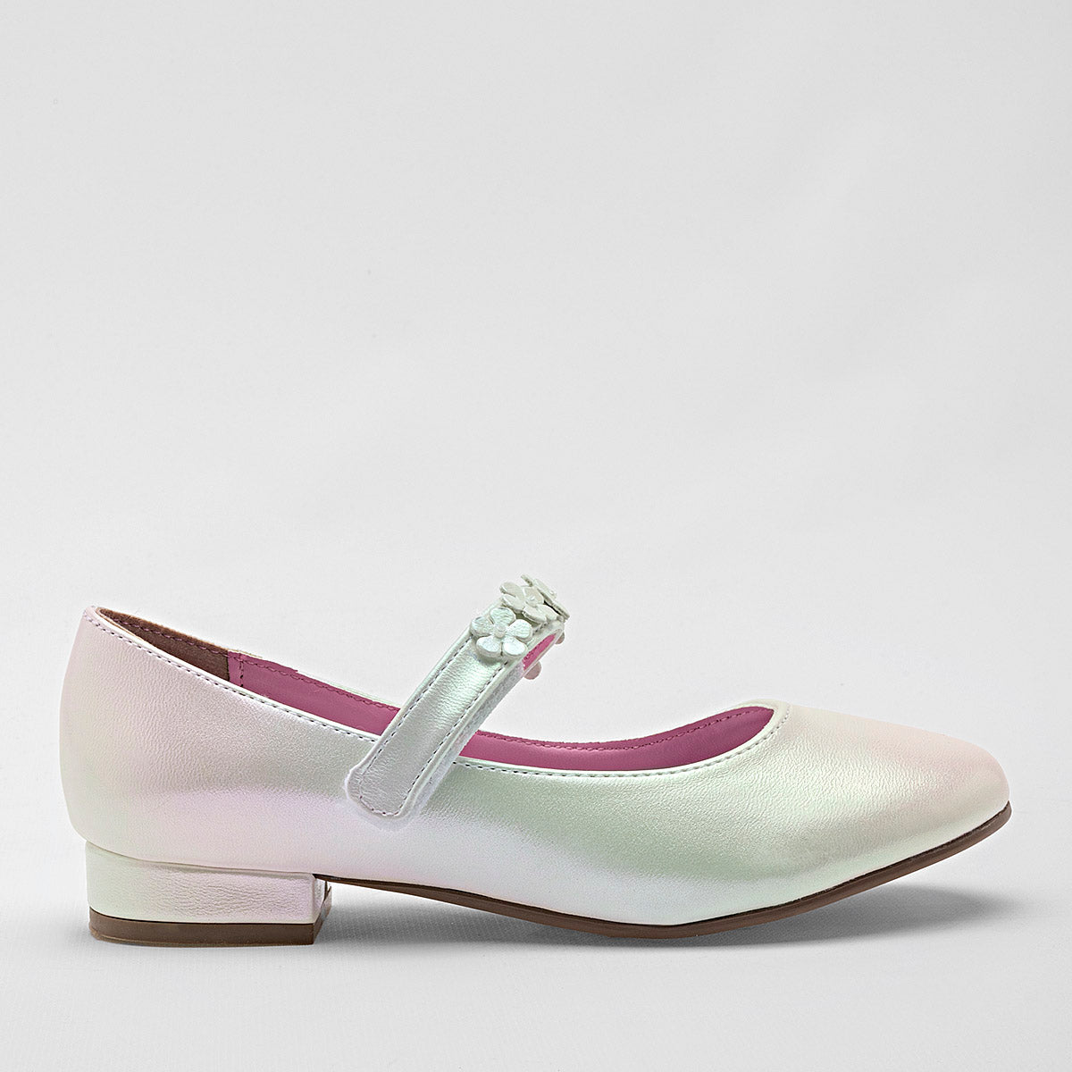 Zapato para graduación para niña marca Tropicana Blanco cod. 113015