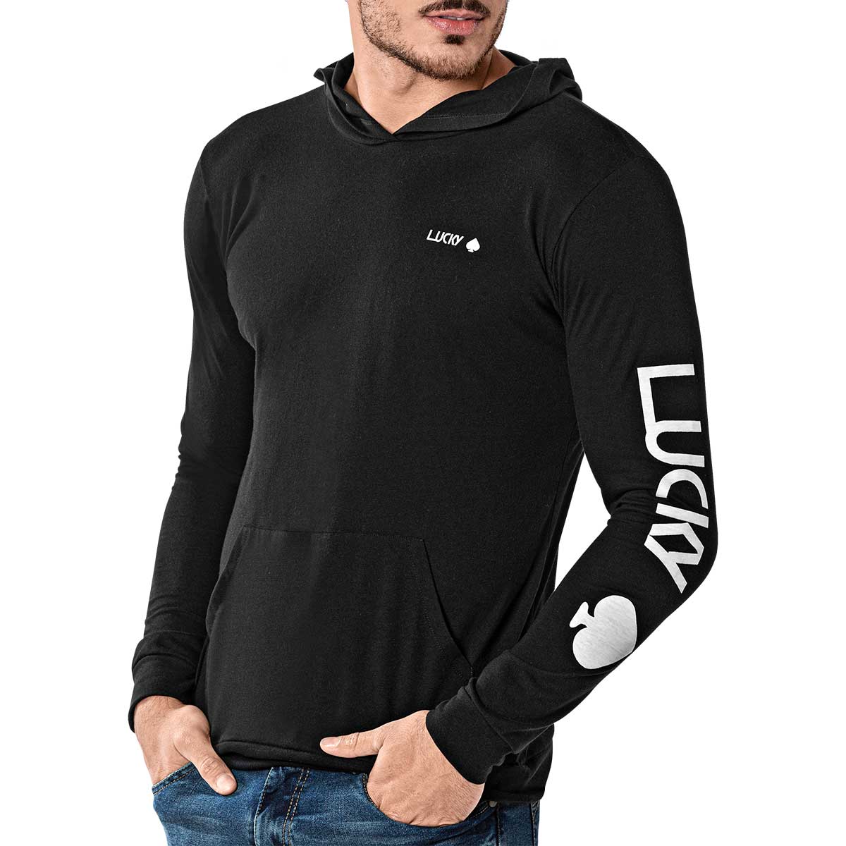 Pakar.com  | 🎄 Regalos de navidad y fin de año | Sudadera para hombre marca Felker Negro cod. 113279