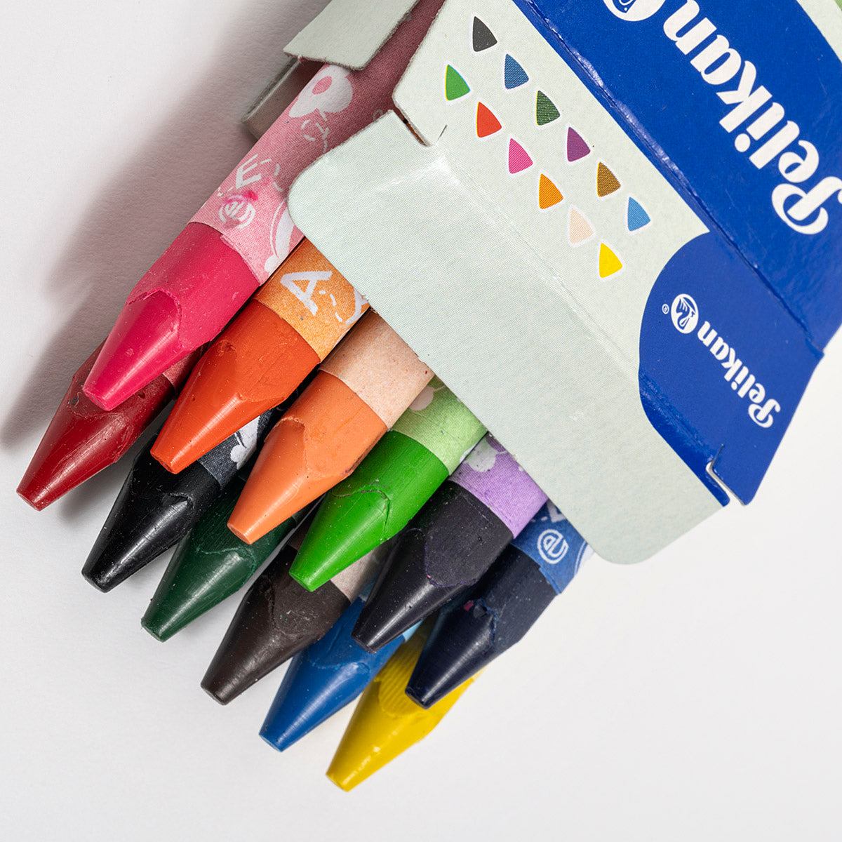 Pakar.com | Tienda online - Crayones de cera triangular con 12 piezas Pelikan