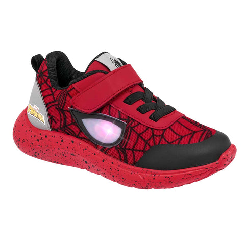 Tenis urbano de Spiderman con luces Tropicana para niño preescolar
