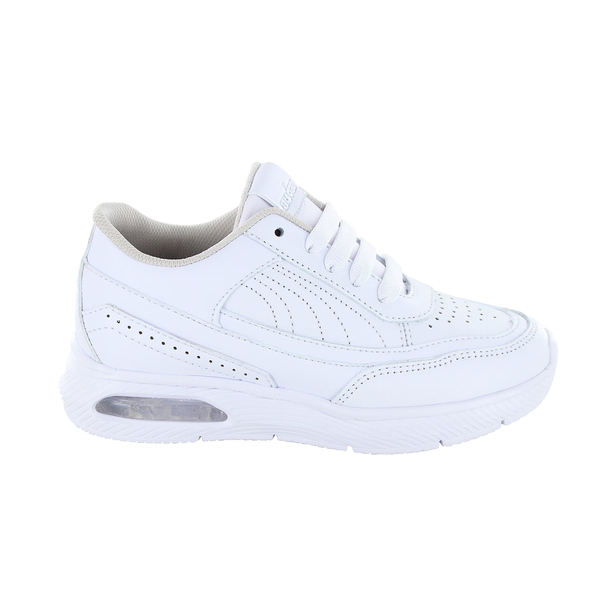 Tenis escolar de piel para Niño marca Audaz Blanco cod. 113835