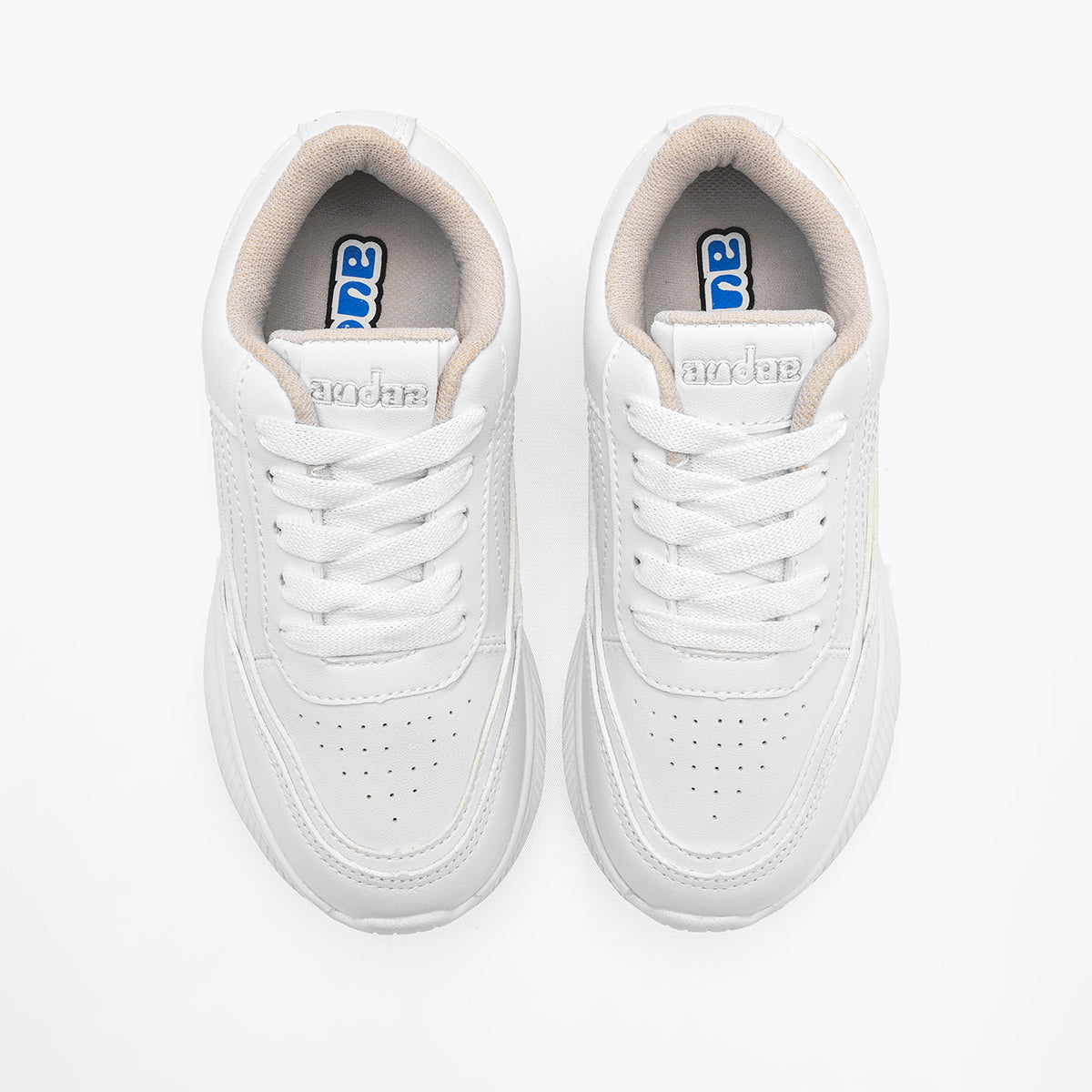 Tenis escolar de piel Audaz para Mujer