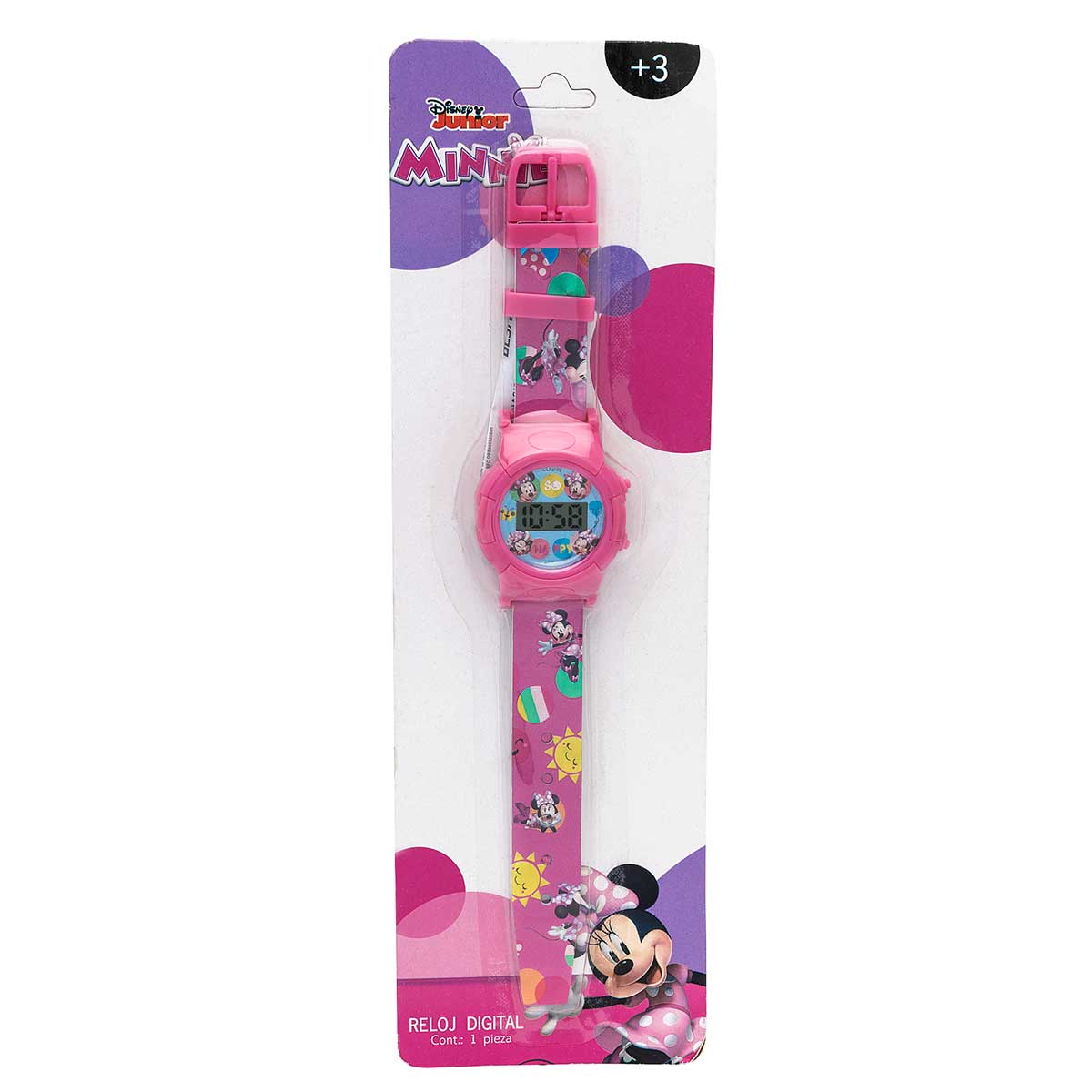 Reloj digital de Minnie Mouse para niña marca Gairet Multicolor cod. 115896