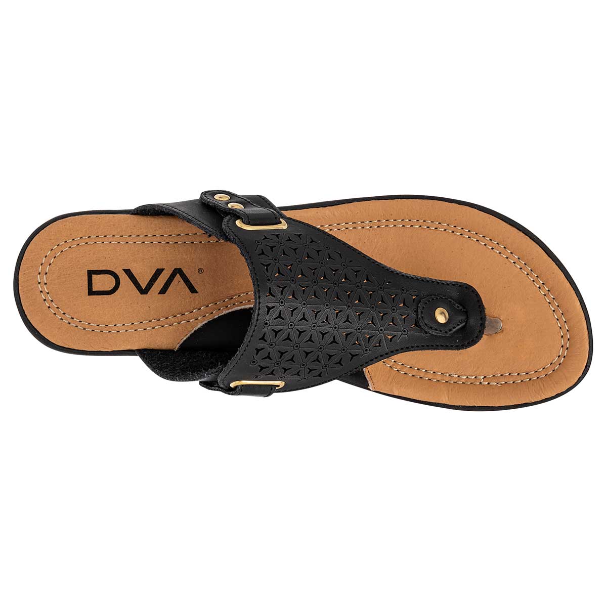 Sandalia para mujer marca Dva Negro cod. 116695