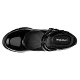 Zapatilla de charol para mujer marca Green Love Negro cod. 116869