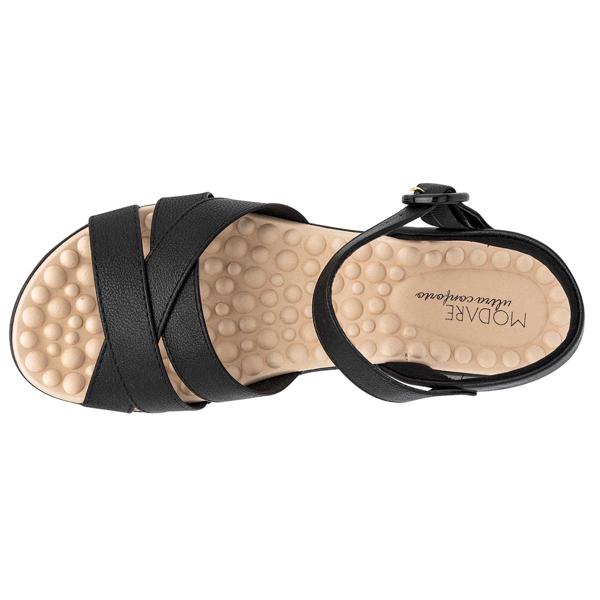 Sandalia para mujer marca Modare Negro cod. 117040