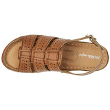 Sandalia confort para mujer marca Mora Confort Beige cod. 117048